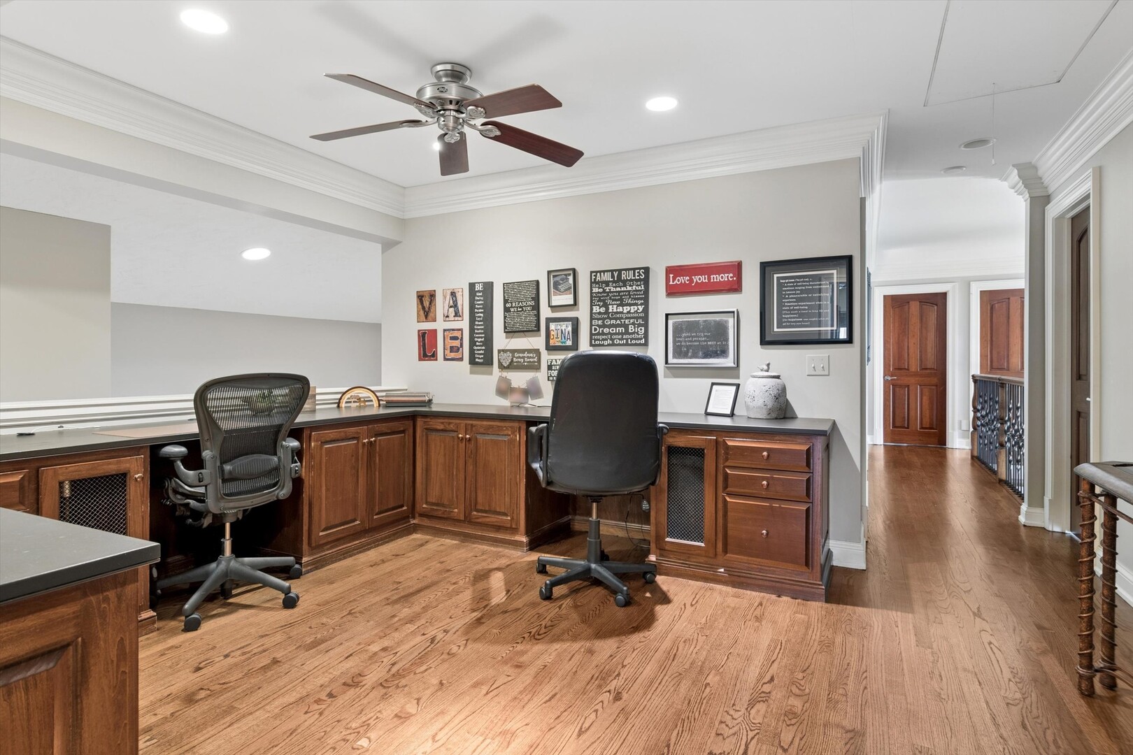 2455 Persimmon Drive St. Charles, IL 60174 - Photo 32 of 64 a view of a workspace with furniture and a window