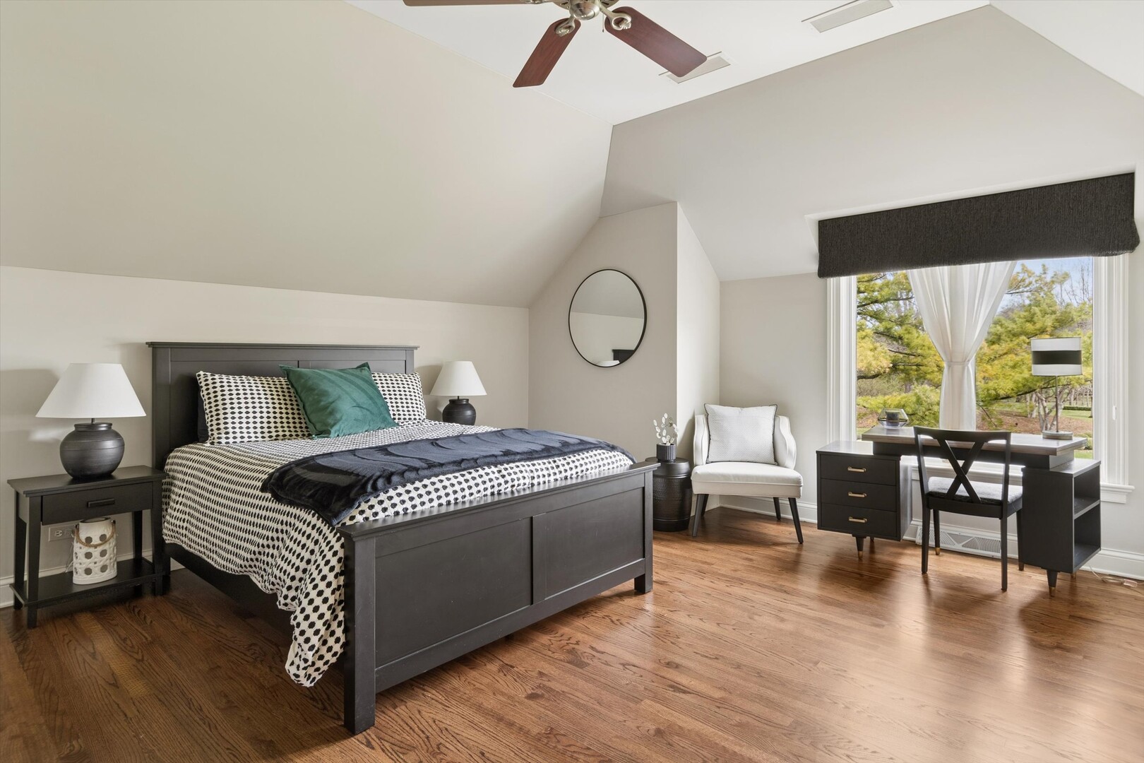 2455 Persimmon Drive St. Charles, IL 60174 - Photo 34 of 64 a bedroom with a bed and wooden floor