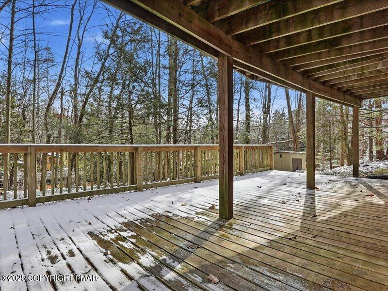 2167 Freedom Way Pocono Summit, PA 18346 - Photo 12 of 45 a view of a balcony with wooden floor