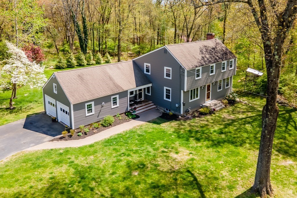 3 Gelding Road Chelmsford, MA 01824 - Photo 3 of 42 an aerial view of residential houses with yard and trees