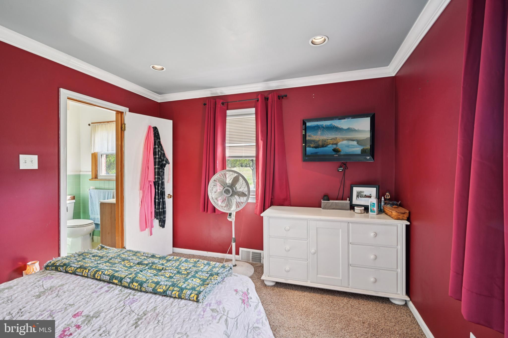 328 Pedricktown Road Swedesboro, NJ 08085 - Photo 23 of 41 a bedroom with a bed and a dresser