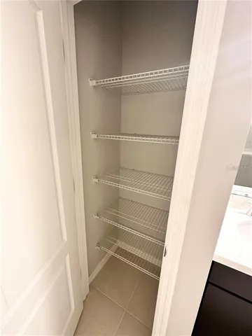a close view of closet