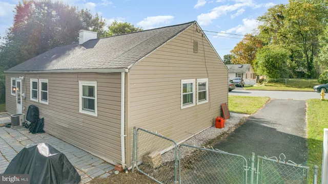 a view of a house with a patio