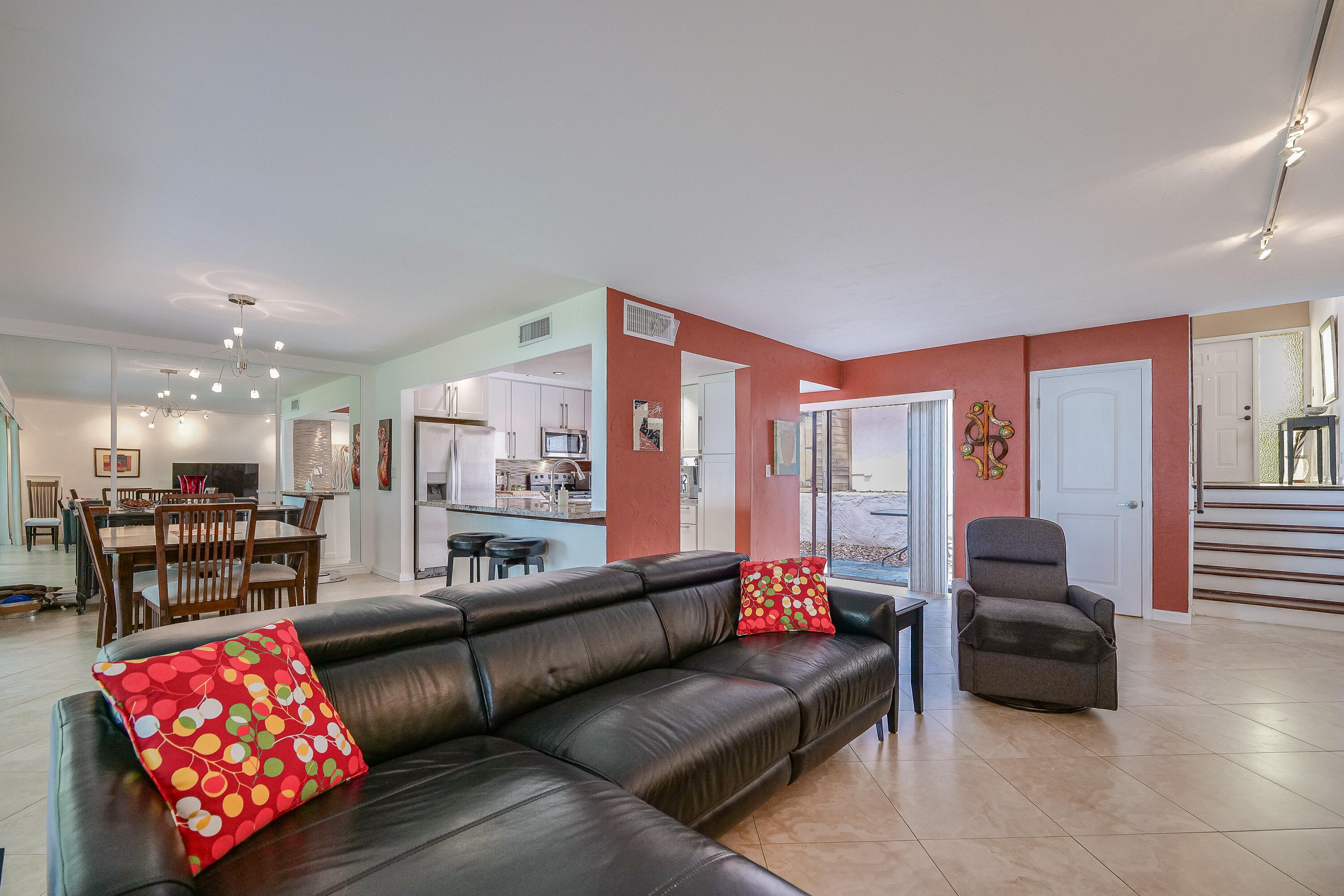 3425 Lime Hill Road, Unit 169 Lauderhill, FL 33319 - Photo 6 of 51 a living room with furniture and a large window