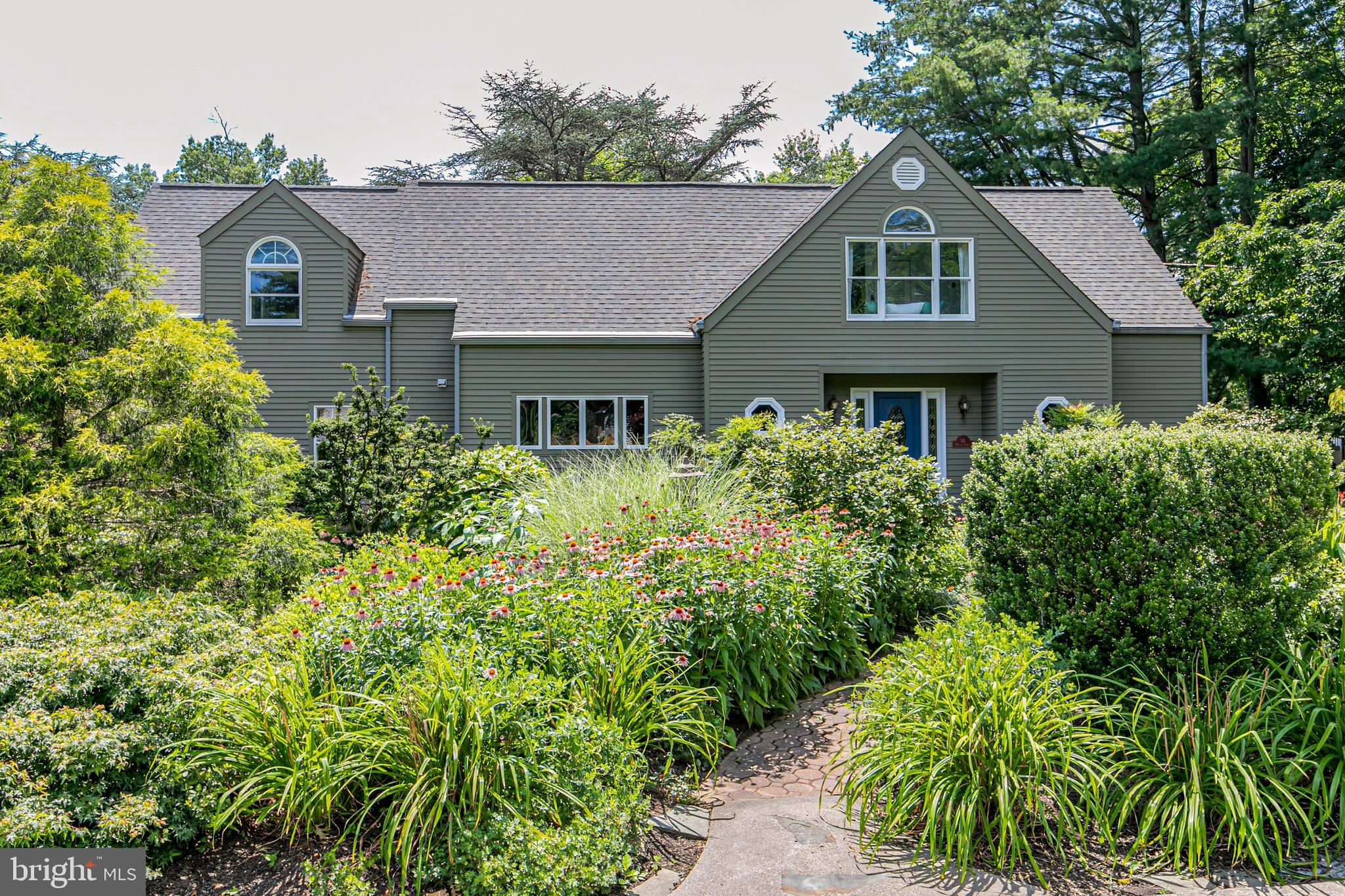 18 Mercer Street Hopewell, NJ 08525 - Photo 62 of 64 a house view with a garden space