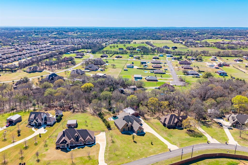 108 Winding Way Azle, TX 76020 - Photo 38 of 39 Aerial view of property's location with nearby suburban area
