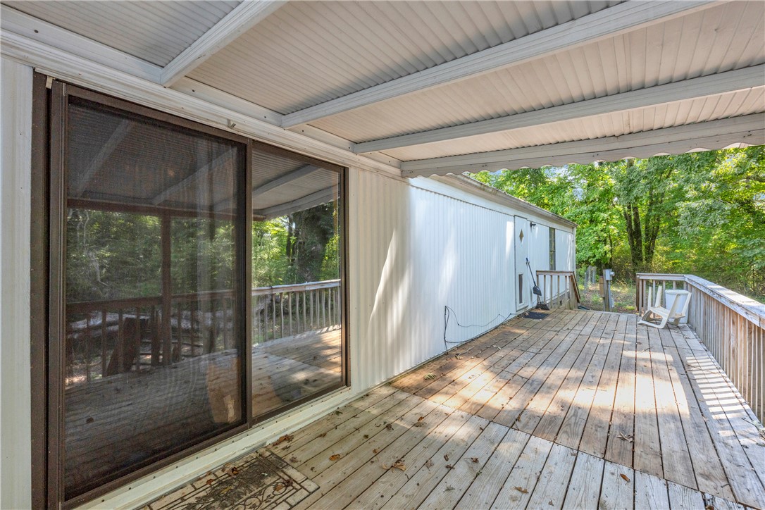 150 Newberry Road Walhalla, SC 29691 - Photo 23 of 47 An inviting deck extends the living space, perfect for outdoor relaxation.