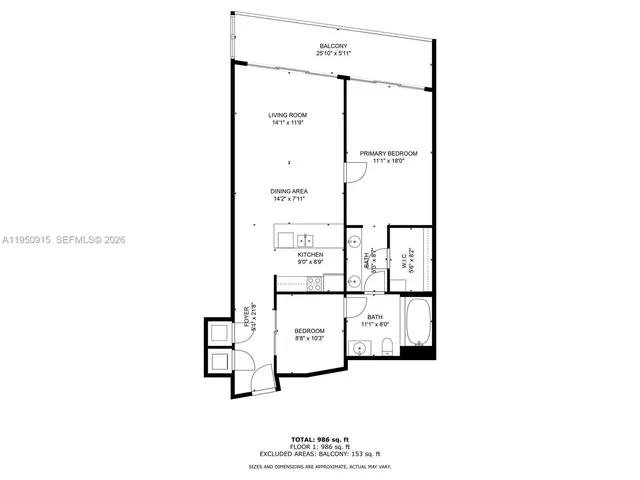 $3,950 | 1800 South Ocean Drive, Unit 809, Hallandale Beach, FL 33009