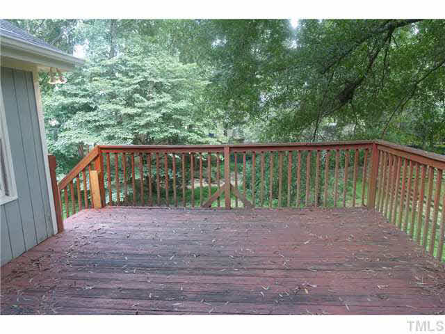7124 Mill Ridge Road Raleigh, NC 27613 - Photo 11 of 23 Spacious 2nd story deck.