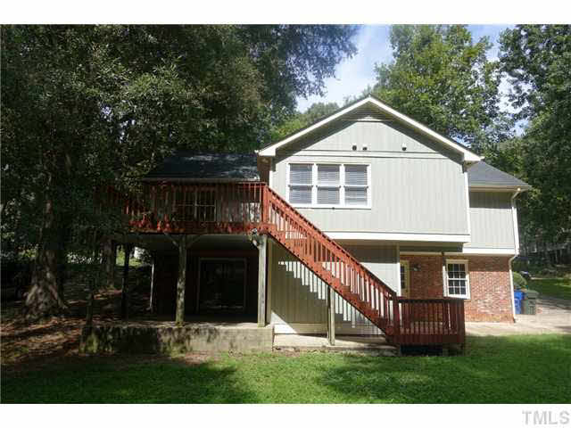 7124 Mill Ridge Road Raleigh, NC 27613 - Photo 10 of 23 Back of the home
