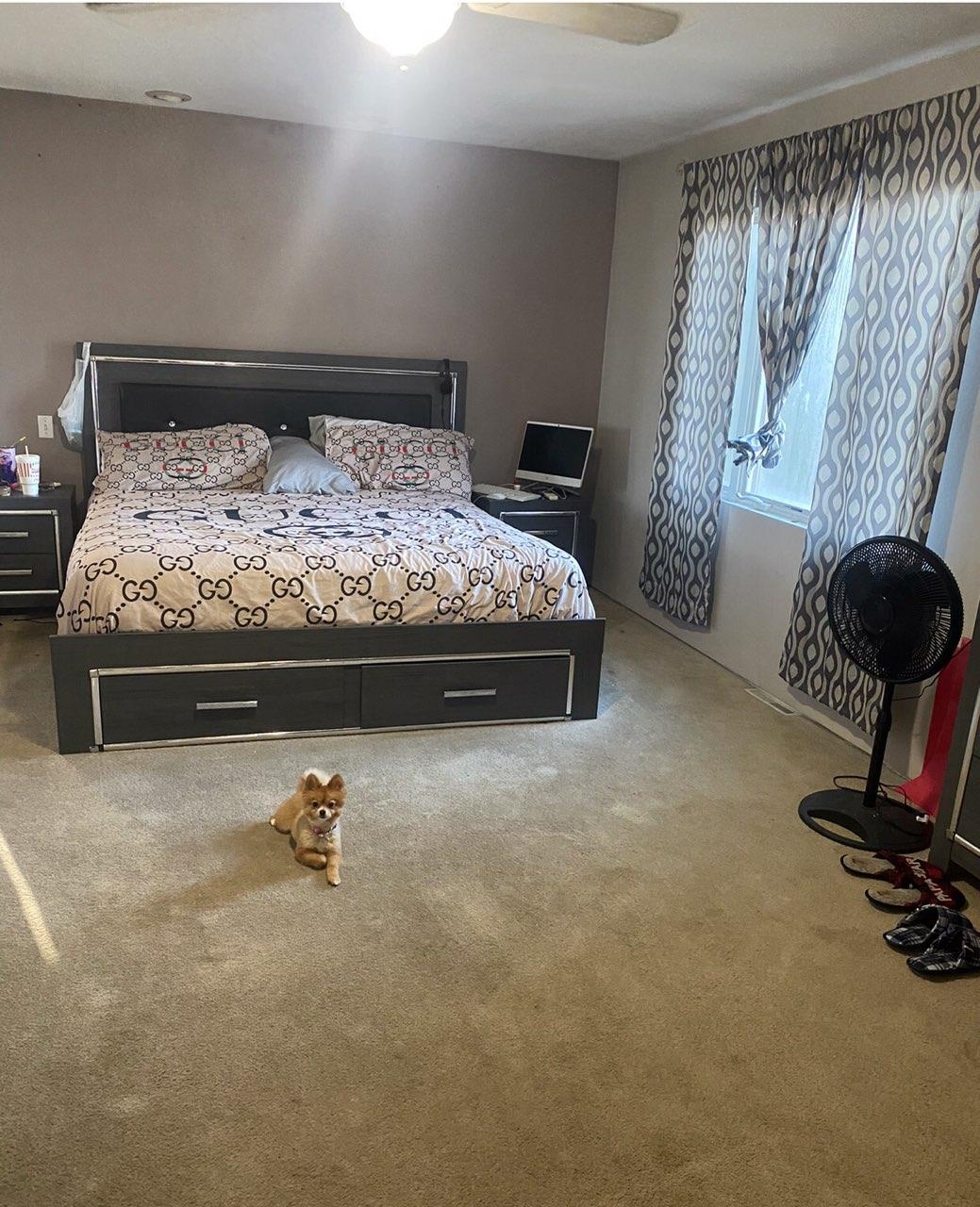 916 Olson Spring Close Belvidere, IL 61008 - Photo 29 of 32 a bedroom with a bed and a chair