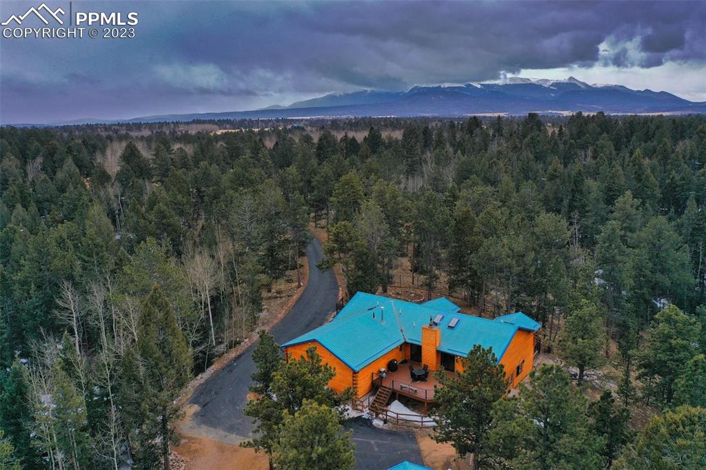 265 Broken Wheel Drive Divide, CO 80814 - Photo 2 of 50 an aerial view of a house