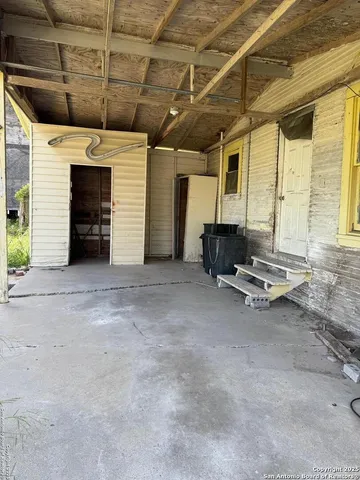 a view of a car garage