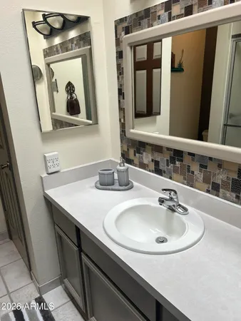 a view of a bathroom