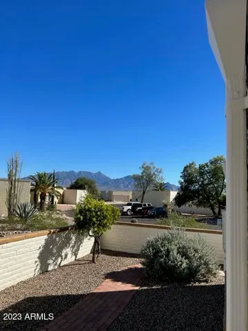 a view of a lake with houses