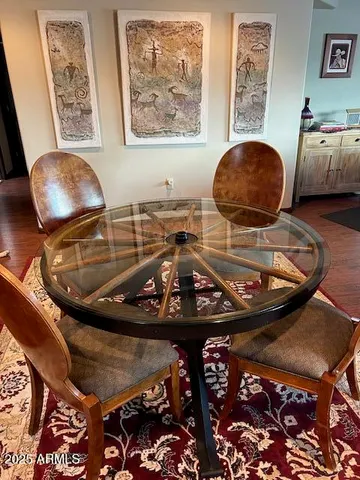 a room with furniture and wooden floor