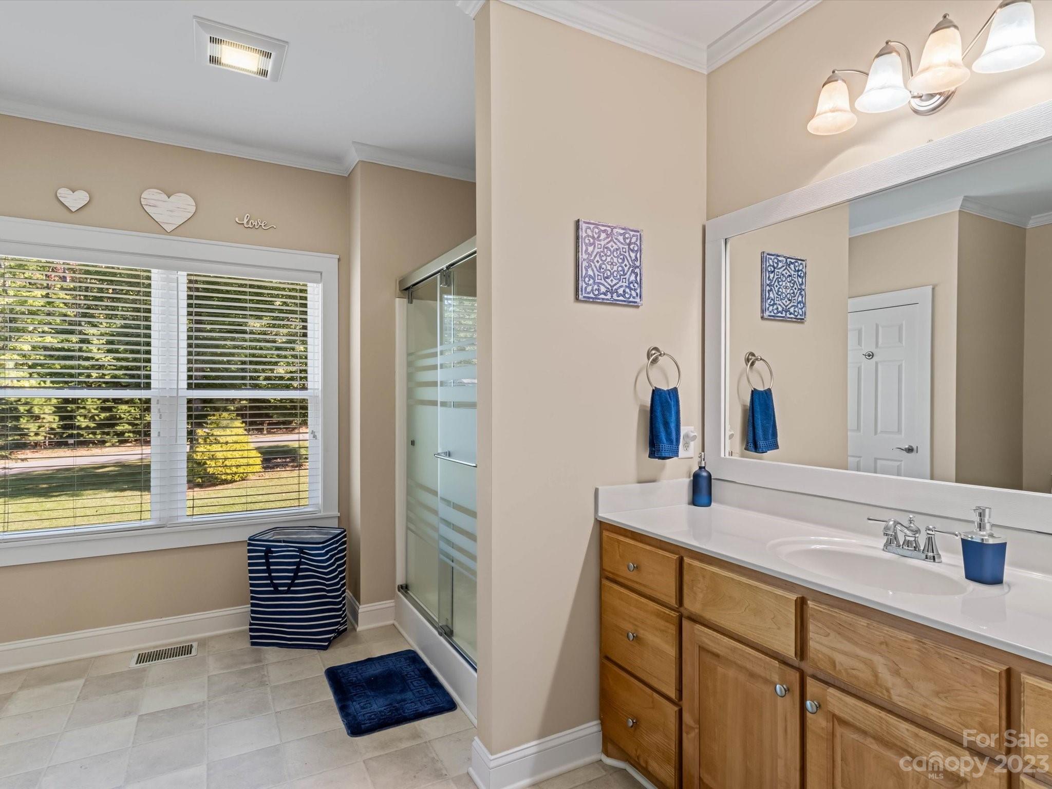 125 Boulder Ridge Drive State Road, NC 28676 - Photo 11 of 39 a bathroom with a sink double vanity and a mirror
