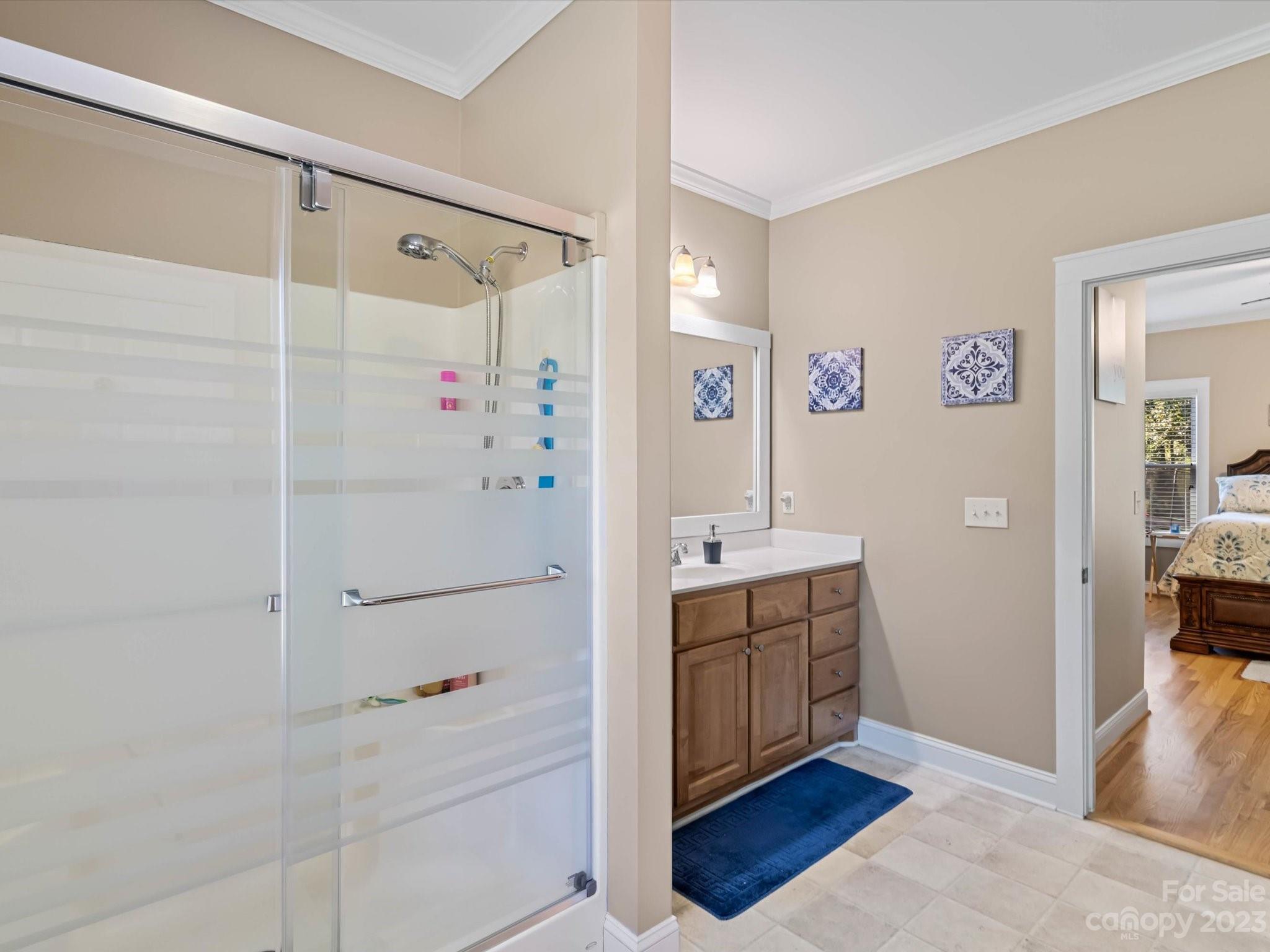 125 Boulder Ridge Drive State Road, NC 28676 - Photo 13 of 39 a view of bathroom with shower