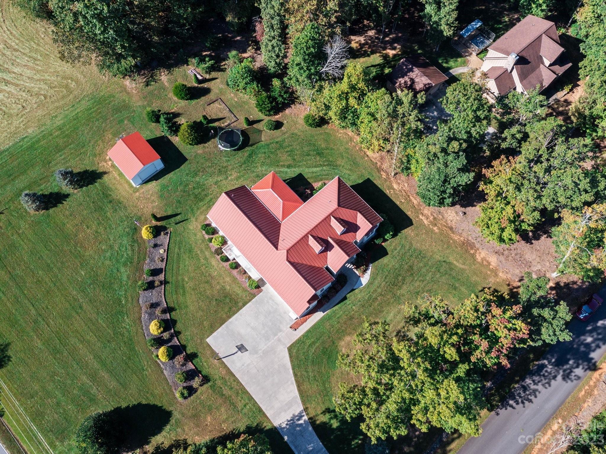 125 Boulder Ridge Drive State Road, NC 28676 - Photo 30 of 39 an aerial view of a house