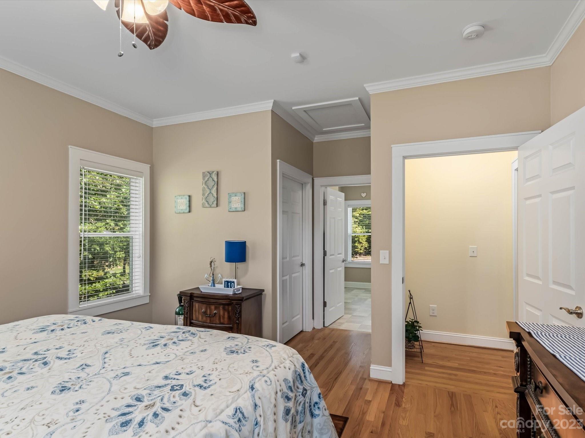 125 Boulder Ridge Drive State Road, NC 28676 - Photo 10 of 39 a bedroom with a bed and a window