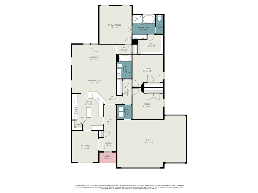 320 Red Maple Lane Conroe, TX 77304 - Photo 24 of 27 a picture of floor plan