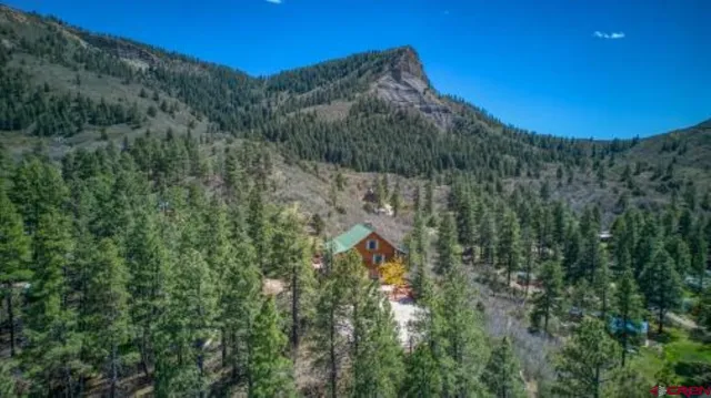 a view of outdoor space and mountain view
