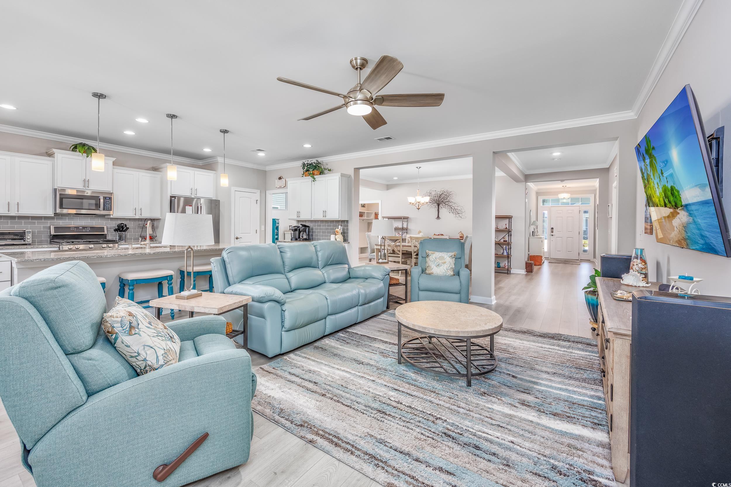 311 Switchgrass Loop Little River, SC 29566 - Photo 10 of 38 Living room with light hardwood / wood-style floor