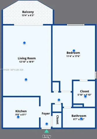 $1,749 | 5201 Northwest 7th Street, Unit 405, Miami, FL 33126