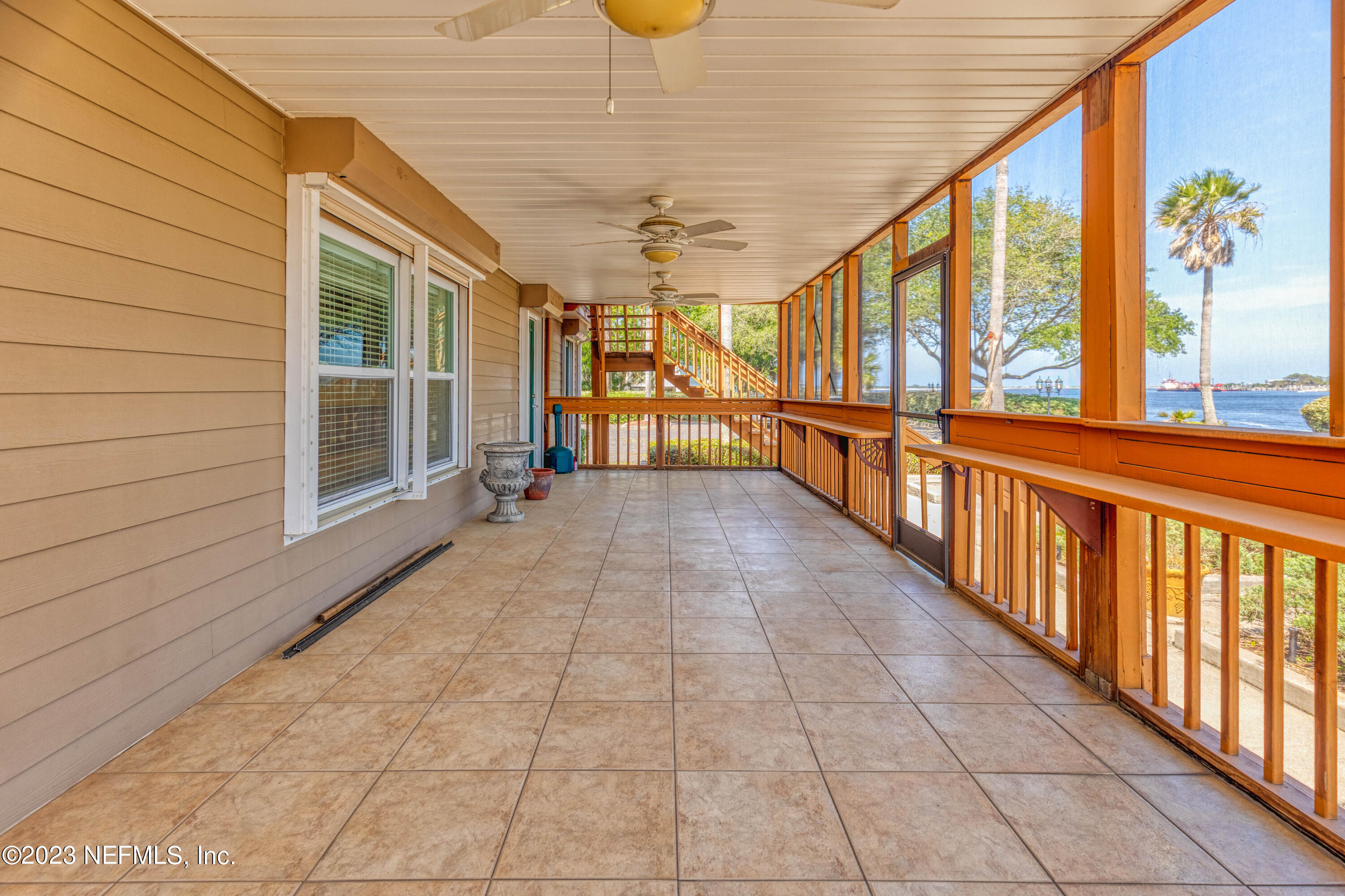 9636 Heckscher Drive Jacksonville, FL 32226 - Photo 19 of 43 a view of a porch with seating space