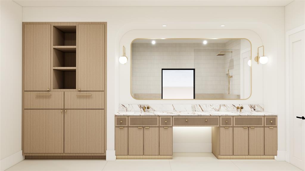 2311 Madera Street Dallas, TX 75206 - Photo 10 of 21 a bathroom with a sink tub and a mirror