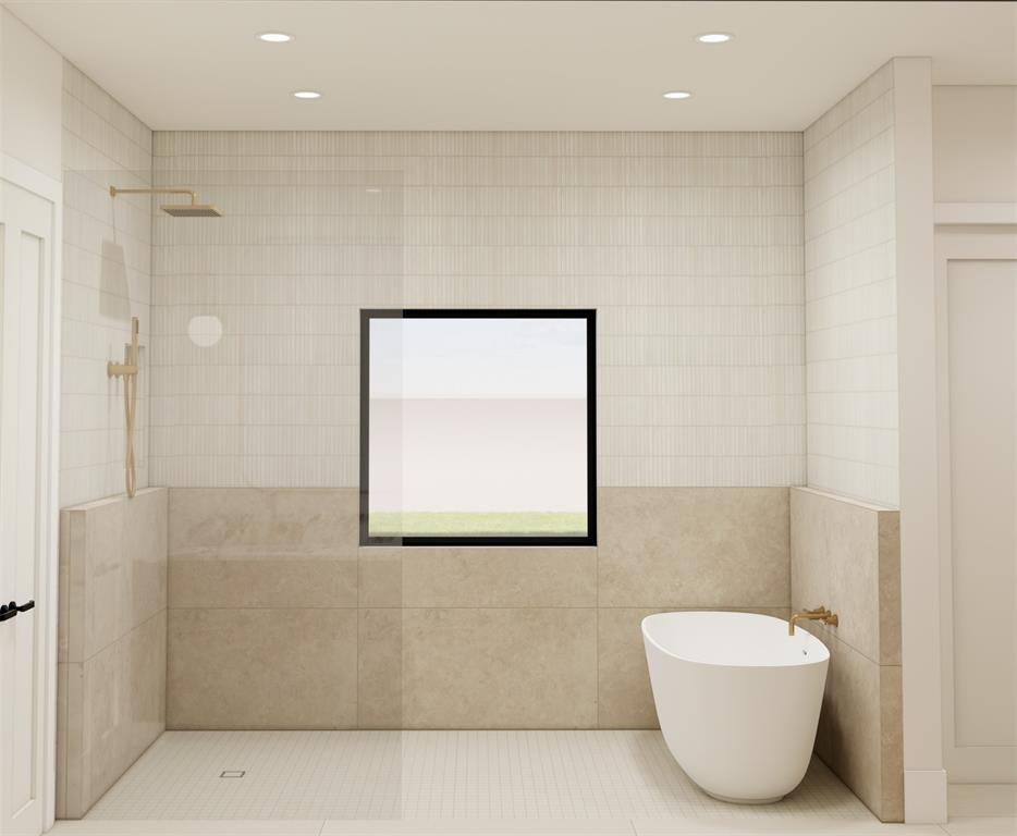 2311 Madera Street Dallas, TX 75206 - Photo 11 of 21 a bathroom with a bathtub and shower
