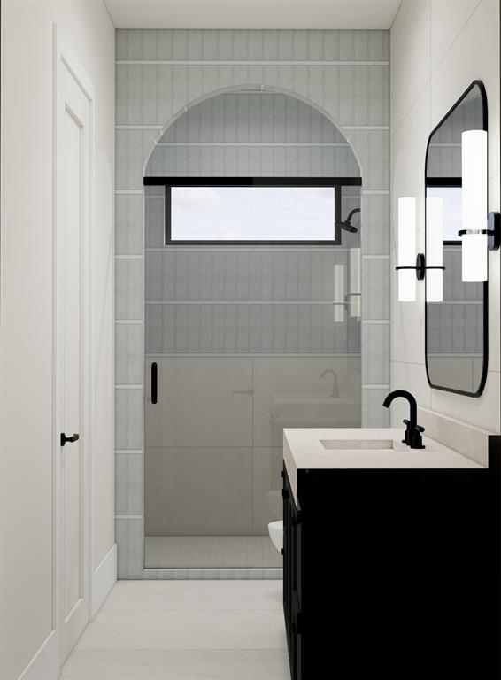2311 Madera Street Dallas, TX 75206 - Photo 14 of 21 a bathroom with a sink and a mirror