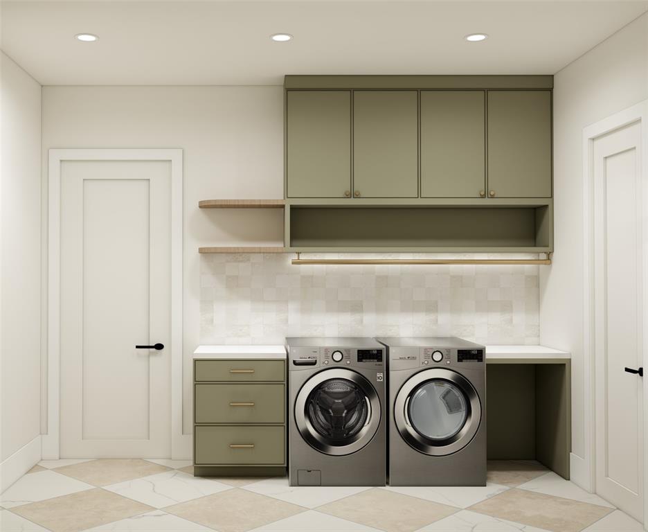 2311 Madera Street Dallas, TX 75206 - Photo 19 of 21 a utility room with sink dryer and washer