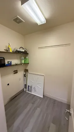 a view of a storage & utility room