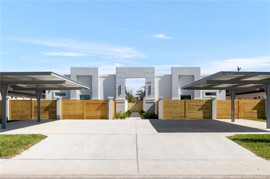 a house view with a outdoor space