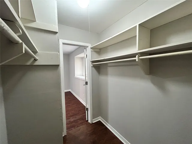 a view of a backyard with a garden