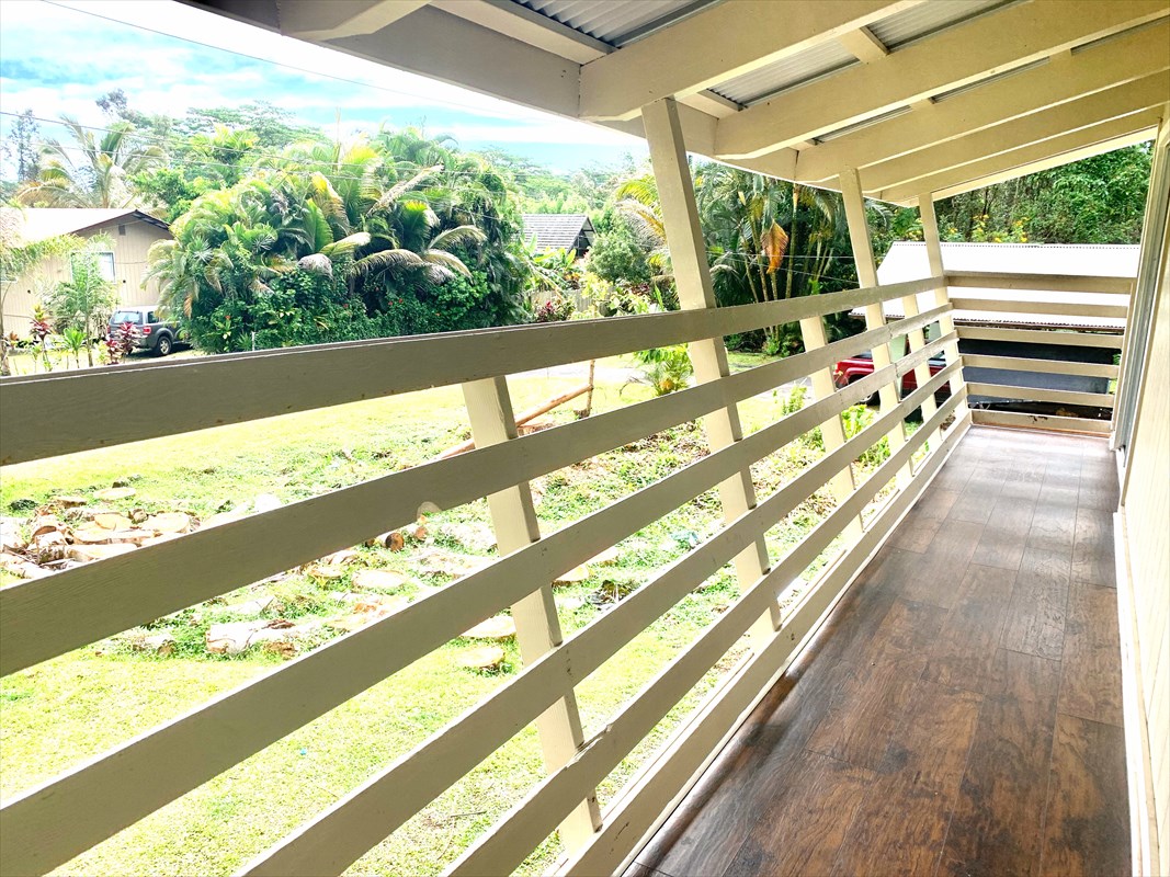 14-3404 Hawaii Road Pahoa, HI 96778 - Photo 2 of 22 a view of balcony with wooden floor