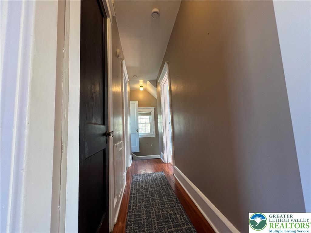 135 West Wabash Street Allentown, PA 18103 - Photo 37 of 69 a view of hallway with wooden floor
