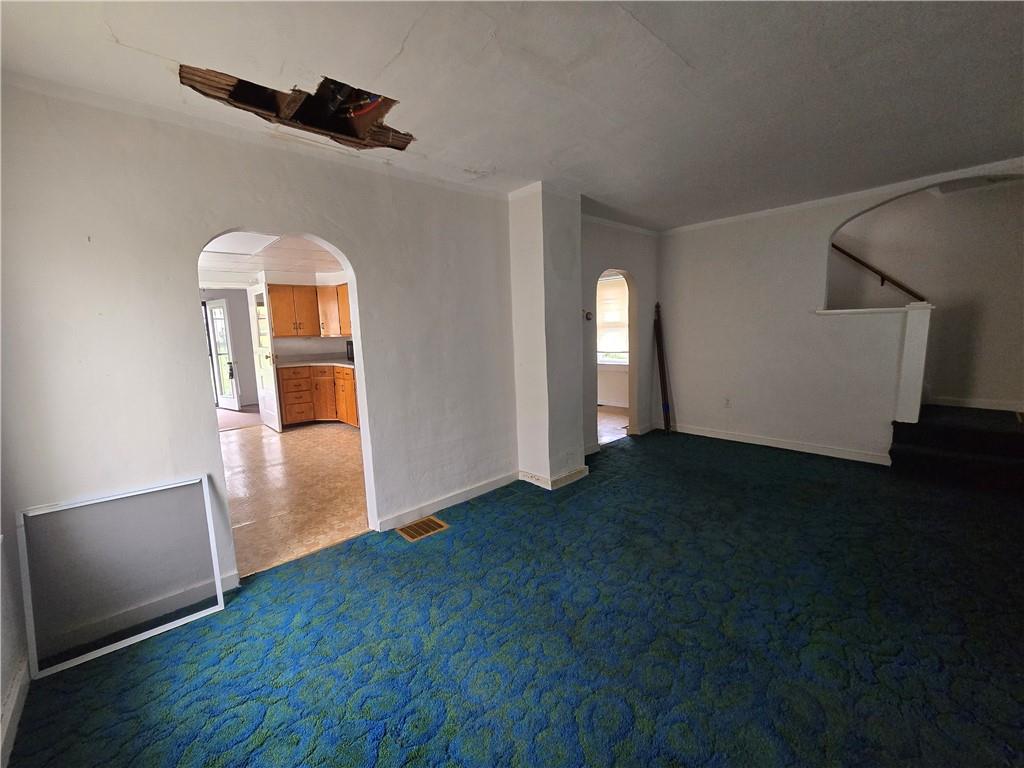 175 Walcott Street Clymer, PA 15728 - Photo 14 of 24 wooden floor in an empty room