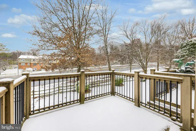 a view of a street from a balcony