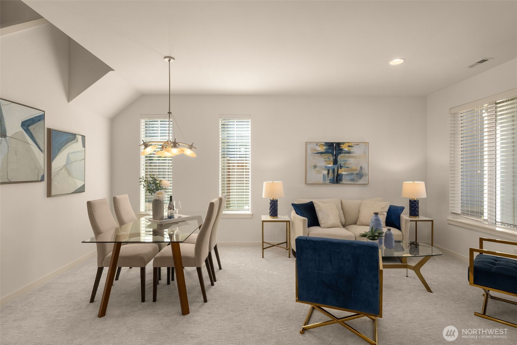 24 174th Place Southwest Bothell, WA 98012 - Photo 11 of 33 a living room with furniture a window and a dining table