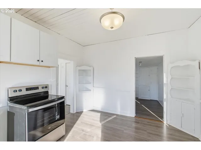 a kitchen with a stove