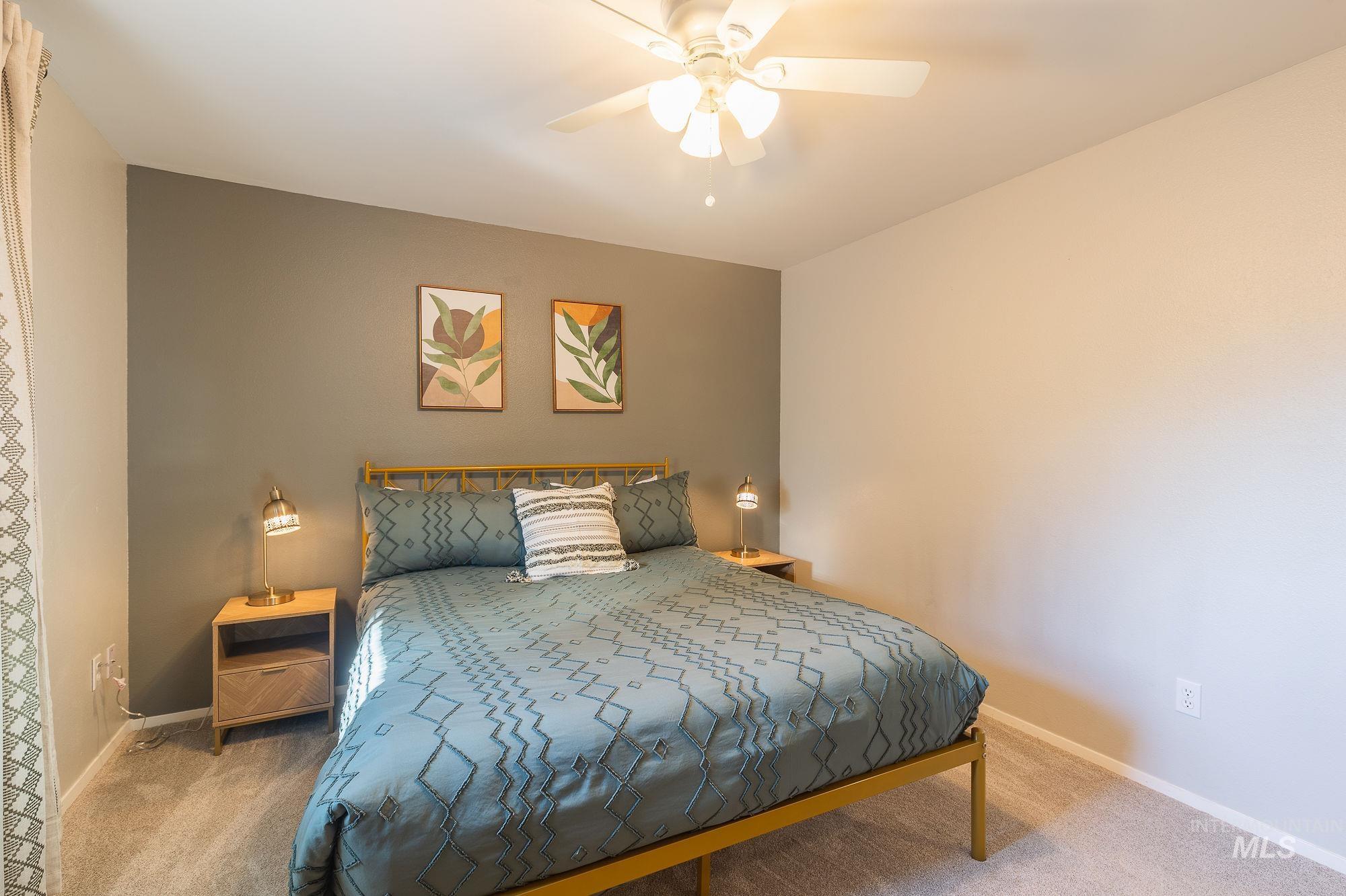 352 North Eagle Road Eagle, ID 83616 - Photo 25 of 44 Bedroom featuring carpet floors and ceiling fan
