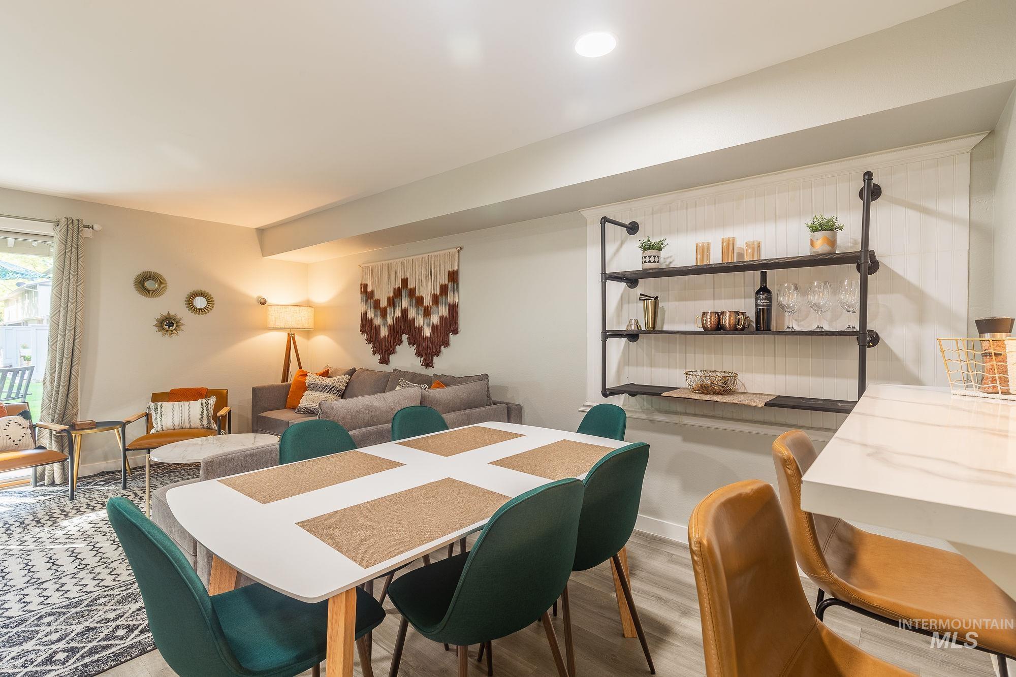 352 North Eagle Road Eagle, ID 83616 - Photo 9 of 44 Dining room featuring wood finished floors
