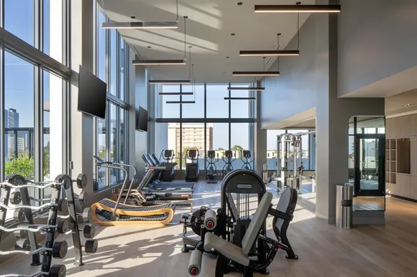 a view of a livingroom with furniture and window
