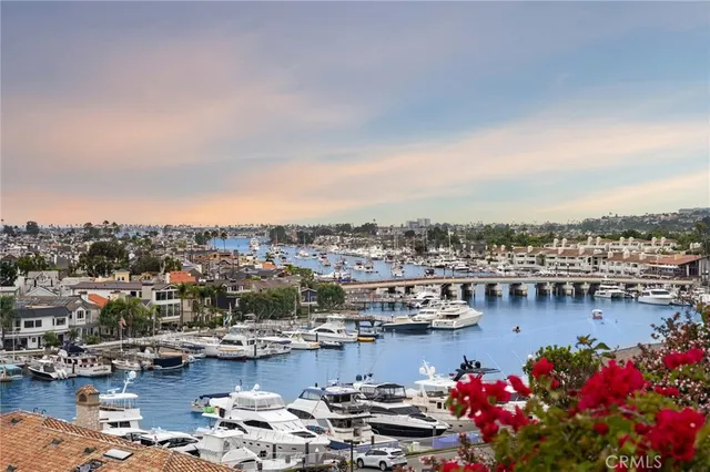 a view of a lake and a city