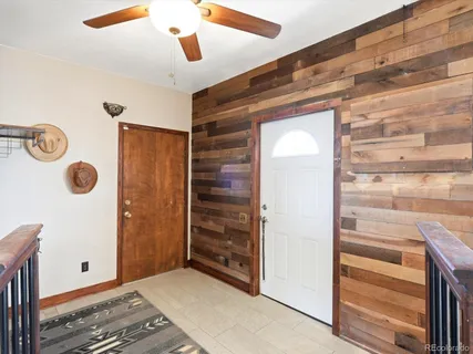 a view of an entryway door