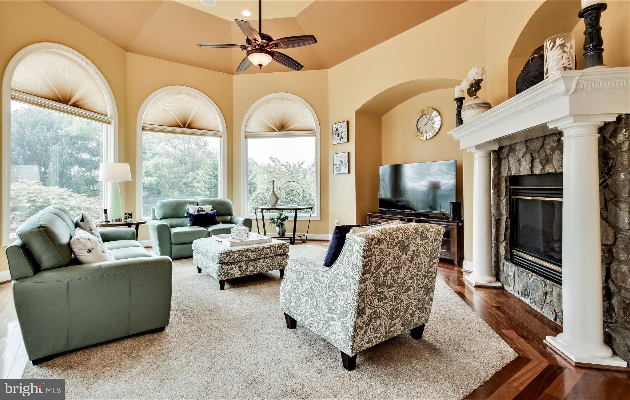 8276 Roxborough Loop Gainesville, VA 20155 - Photo 31 of 101 Handsome Stone Fireplace