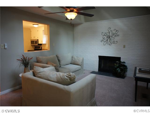 12143 Quito Road Midlothian, VA 23112 - Photo 3 of 12 Living Room - Tons of Character in this Vaulted Li
