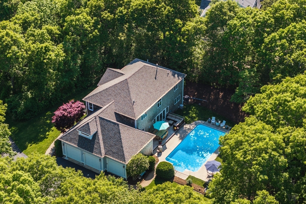 141 Cairn Ridge Road East Falmouth, MA 02536 - Photo 2 of 42 an aerial view of a house